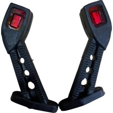Yerli Uzun Boynuz Sinyal Lamba Takımı 12V 24V Universal Tır Kamyon Çekici Dorse Yan İşaret Lambası 2 Adet