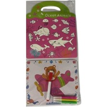 Sahra Ocean Animals Puzzle Boyama Seti No:el-4