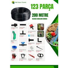 Sertsan 200 Metre Damlama Sulama Seti - 123 Parça !