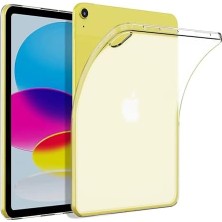 ile Uyumlu iPad 11.nesil 2025 Kılıf Tablet Süper Silikon Kapak Renksiz