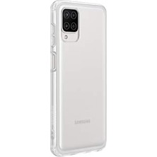 Soft Clear Cover A125F Galaxy A12 Için - Şeffaf