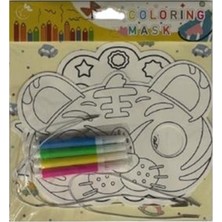 Sahra Coloring Maske Boyama Seti Mask