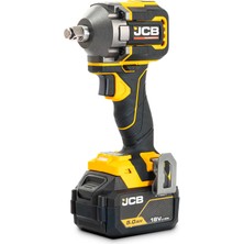 JCB Kömürsüz Somun Sıkma (350 Nm) 18V - 2 x 5.0 Ah Li-Ion Batarya