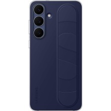 Galaxy S25 Fe Standlı Kordonlu Silikon Kılıf, Lacivert