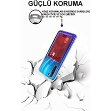 8 ile Uyumlu Kapak Kamera Korumalı Kartlıklı Şeffaf Silikon Kılıf