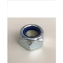Norm M6 Galvaniz Kaplı Fiberli Somun Dın 985 - (100 Adet)