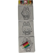 Sahra Colorino Puzzle Boyama Mini 13X13CM 3lü - 2 Paket