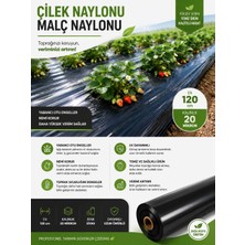 Hhbb Çilek Malç Noylonu Eni 120CM Boy 25 Metre 20 Micron