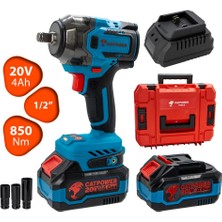 Catpower 1035 Kömürsüz Çift Akülü Somun Sıkma 1/2" 20V 4AH 850NM