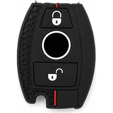 Stilix Garage  Mercedes Bga Class W203 W204 W205 W210 W211 2 Düğmeli Petek Desenli Anahtar Kumanda Koruma Kılıfı