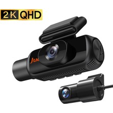 Juo C30 2k Qhd Ön + Fhd Iç + Fhd Arka 3 Kameralı Wifi Gps Hdr Araç Kamerası Ekranlı 170° Geniş Açı Gece Görüş Araç Içi Kamera