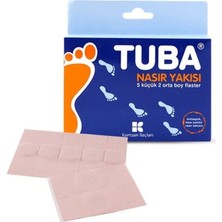 Tuba Nasır Yakısı Paket — Salisilik Asitli Ayak Nasır Bandı Nasır Söktürücü Yakı(5küçük 2orta Boy)