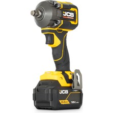 JCB Kömürsüz Somun Sıkma (620 Nm) 18V - 2 x 5.0 Ah Li-Ion Batarya