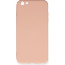 Mossem Iphone 6 Plus Kılıf Nano Içi Kadife Silikon - Pudra