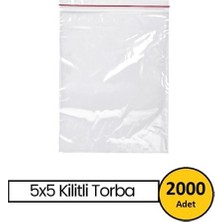 Uysal Hırdavat KİLİTLİ POŞET 5*5 25 MİC.(2000 AD.)
