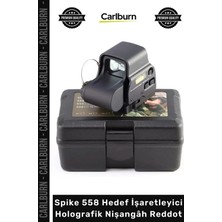 Carlburn #nişangah Profesyonel Taktik Optik Spike 558 Hedef Işaretleyici Holografik Nişangâh Reddot Siyah
