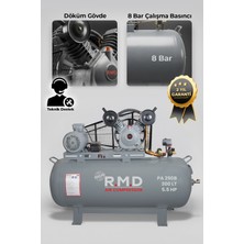 Hava Kompresörü Pistonlu 300 Lt 2 Kafa 8 Bar 5.5 Hp I PA290B