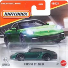 Matchbox Porsche 911 Targa Yeşil 2026 Case