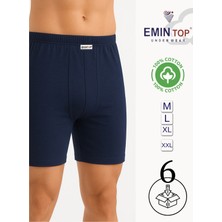 Erkek Boxer Short 6'lı - Lacivert Boxer Şort