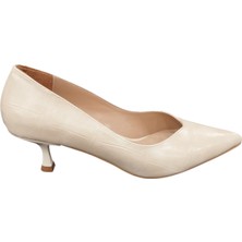 Taşçı Ayakkabı Ventes 5443072Z Kadın 5 cm Topuk Boyu Sivri Burun Kroko Stiletto Ayakkabı