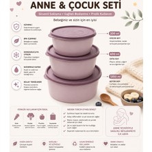 YZC Plastik Çok Amaçlı Saklama Seti | Bebek Ek Gıda, Meyve & Atıştırmalık Kabı