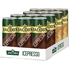 Jacobs Icepresso Classic 250 ml x 6 Adet & Icepresso Latte 250 ml x 6 Adet Soğuk Kahve