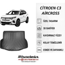 Badela Citroen C3 Aircross Hybrid (Alt Kademe, Geniş Alan Kullanım) Bagaj Havuzu 2025- Sonrası Uyumlu Kauçuk