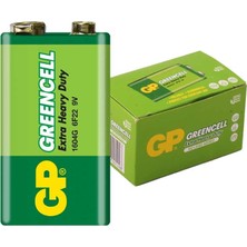6385 - Gp 1604G-B Greencell 9 Volt Pi̇l (10LU Paket) (Mrt)