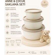 YZC Plastik Çok Amaçlı Saklama Seti | Bebek Ek Gıda, Meyve & Atıştırmalık Kabı