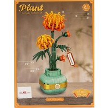 Toys E Toys Plant Bonsai Collection Papatya Çiçek Yapı Blok Seti 345 Parça 33040