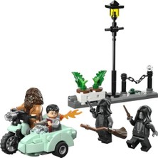 Potter Hagrid ve ’nin Privet Drive Kaçışı 76459-8 Yaş ve Üzeri Çocuklar Için Potter, Hagrid ve Ölüm Yiyen Minifigürleri Içeren Oyuncak Yapım Seti, Hediye Fikri (124 Parça)