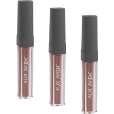 Uzun Süre Kalıcı Yapışkan His Bırakmayan Nemlendirici Dudak Parlatıcısı - Lipgloss 03 Tawny Rose (3 Paketi)