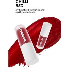 Cream Co. Allık Ruj Göz Farı Glow Tint Chili Red, Nemlendirici Makyaj, 506 Kiremit, Hyaluronik Asit Peptit