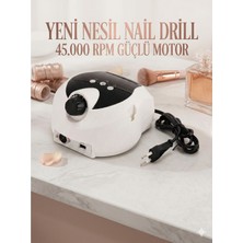 Fujika Profesyonel Yeni Nesil 45000RPM Nail Drill Freze Törpü Manikür Pedikür Protez Tırnak Makinesi