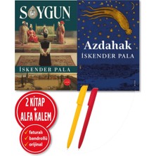 İnkılap Kitabevi Alfa Kalem+Soygun+Azdahak+Iskender Pa-La 2 Kitap+Yeni+Tarihi Roman