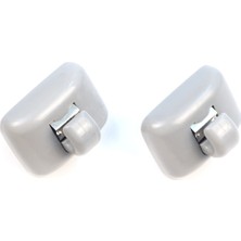 Bross Otomotiv Audi A1 A3 A4 B7 B8 B9 A5 A6 C6 Q2 Q3 Q5 Tt Seat Exeo Için 2x  Güneşlik Tutucu Ayak Klipsi Gri Renk