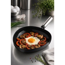 Neoflam Fika Apex Seramik Kaplama Indüksiyonlu Tava 24 cm – Siyah