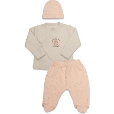 Bistyle Set 3lü Zıbın Takım Cookıes Cute Happy BS13118