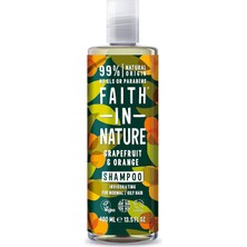 Faıth In Nature %99 Doğal Tazeleyici Şampuan Normal & Yağlanmaya - Kepeğe Meyilli Saçlar Için (Greyfurt & Portakal, 400 Ml)