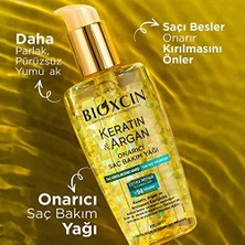 Keratin & Argan Onarıcı Saç Bakım Yağı 150 ml – Yıpranmış Saçlar Için Nemlendirici ve Parlaklık Veren Bakım