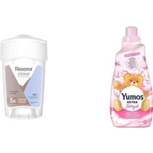 Rexona Clinical Protection Kadın Stick Deodorant Shower Clean 45 Ml(1) Yumoş Konsantre Çamaşır Yumuşatıcısı Şakayık 1440 Ml(2)