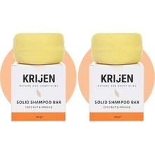 Krijen Aktif Karbon & Çay Ağacı Katı Şampuanı 100GR (2 Paketi)