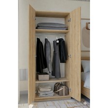 2 Kapaklı Elbise Dolabı Gardrop
