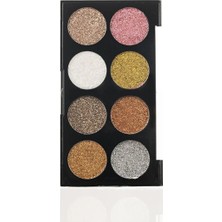 Hereveoyuncak 8 Renk Glitter Far Paleti - 2'lii Set