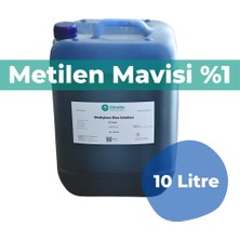 Gündüz Kimya Metilen Mavisi Solüsyonu %1 | Methylene Blue Solution | Yüksek Saflık | 10 Litre Ekonomik  Ambalaj