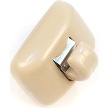 Bross Otomotiv Audi A1 A3 A4 B7 B8 B9 A5 A6 C6 Q2 Q3 Q5 Tt Seat Exeo Için Güneşlik Tutucu Ayak Klipsi Bej Renk