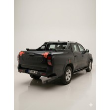Yerli NAVARA,L200,RANGER Tarzı Çift Kabinli Araçlar Için Rollbar (Mat Siyah) Montaj Vidalı