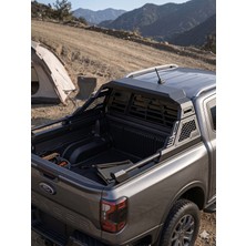 Yerli NAVARA,L200,RANGER Tarzı Çift Kabinli Araç Uyumlu Rollbar (Mat Siyah) Montaj Vidalı