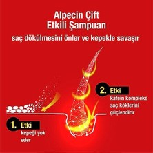 Alpecin Çift Etkili Şampuan 200ML | Kepek Önleyici ve Doğal Saç Uzatıcı Şampuan | Saç Dökülmesini Önler | Erkekler Için Saç Bakımı Almanya'da Üretilmiştir