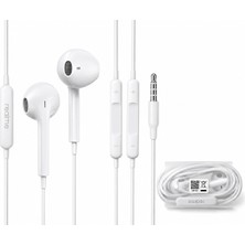 Senal Store Realme Kablolu Kulaklık 3.5mm Jack Orijinal  Çıkma Sıfır Beyaz Senalstore